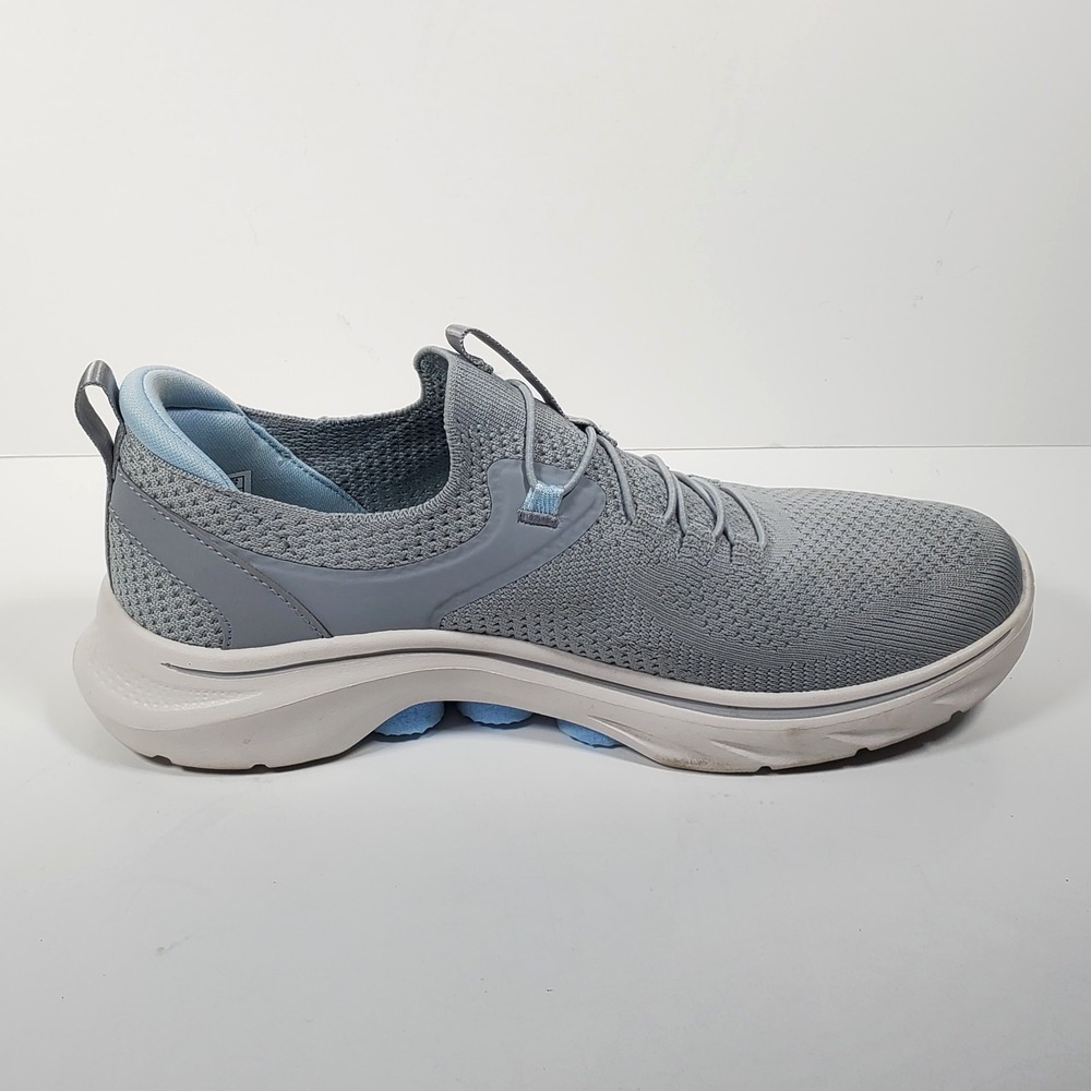 Skechers Go Walk Shoes Women's Size 8 Gray Slip On -PREOWNED - Picture 6 of 15